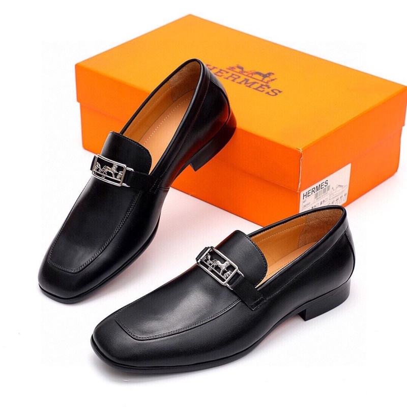 H**mes leather shoes